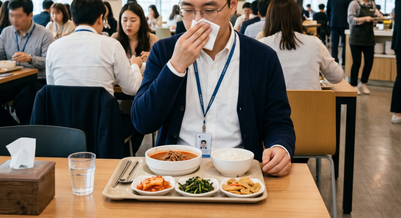 밥 먹을 때마다 콧물 줄줄, 미각성(혈관운동성) 비염 한약 치료가 필요한 이유