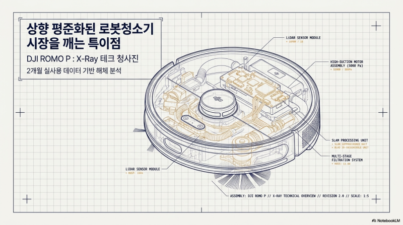 [IT/가전] 투명한 디자인에 압도되다! 2026년 최고 기대작 DJI 로모 P 로봇청소기 두 달 실사용 ....