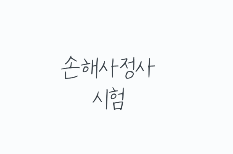 손해사정사시험 현실 난이도, 합격률부터 준비기간,취업까지 정리