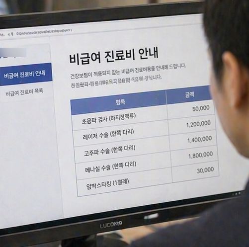 하지정맥류 양쪽 수술비가 한쪽의 2배라고요? 병원 가기 전 모르면 손해 보는 비용 공식