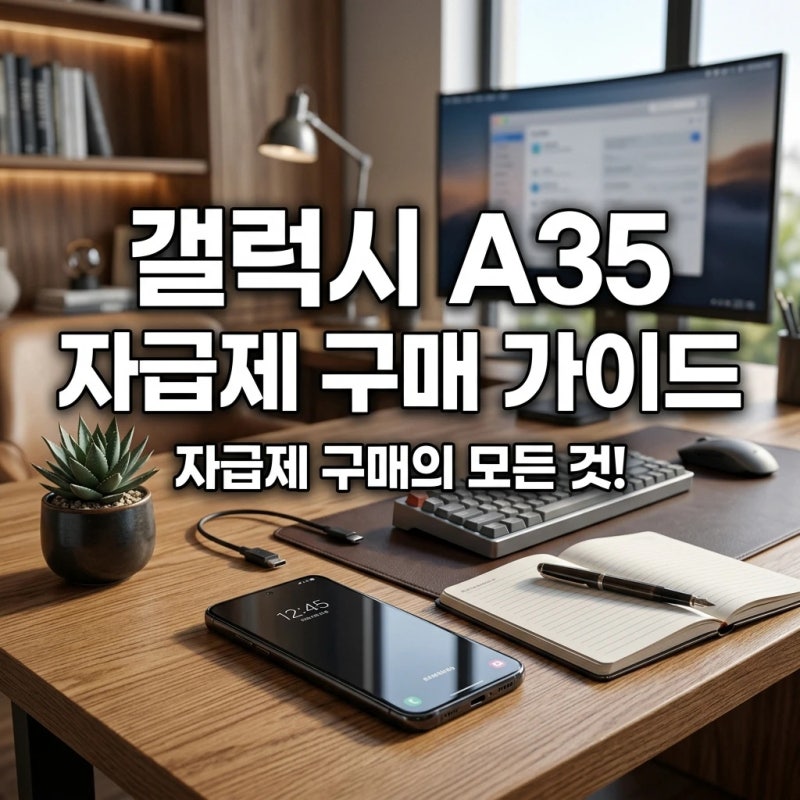 갤럭시 A35 자급제 가격, 2026년에도 학생폰으로 추천하는 3가지 이유 (지금 사도 될까?)
