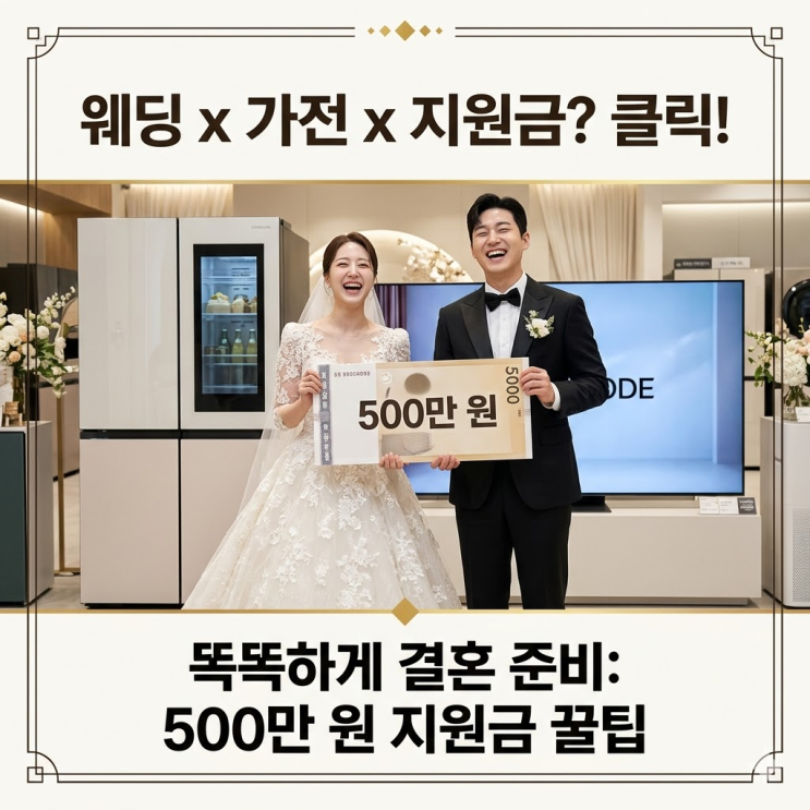  상조 상품으로 혼수 가전 500만 원 아끼는 방법! 공짜 가전의 유혹과 치명적 단점 총정리