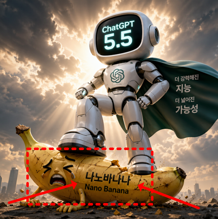  챗gpt 5.5 출시, 나노바나나 씹어먹는 수준의 퀄리티 미쳤음