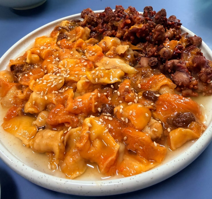 통영 멍게 택배 후기, 제철 앵치 멍게 손질해 비빔밥과 회로 먹어보니