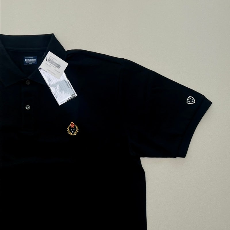 남성 반팔 추천｜헤리티지플로스 CREST PIQUE SHIRT / Black 카라 반팔티 셔츠 리뷰