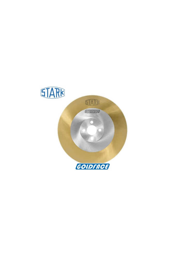  [스타크] STARK 하이스 원형톱 골드페이스 TIN        M2+COBALT 2% HSS 원형톱 / 하이스원형톱 - 선진톱기계