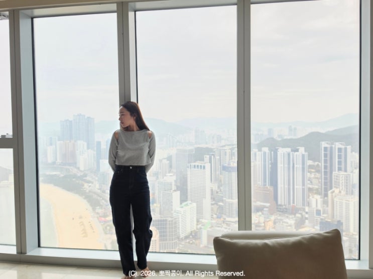  해운대 호캉스 가족숙소 뉴시즈 엘시티 레지던스 오션 로얄 스위트
