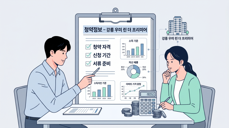  강릉 우미 린 더 프리미어 청약 총정리｜일정·분양가·자격 한눈에