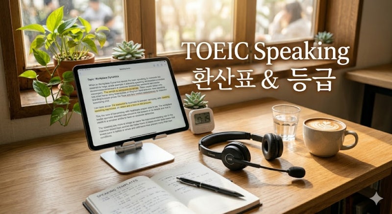 토익스피킹 vs 토익 점수 환산표: 내 영어 실력은 어느 정도일까?