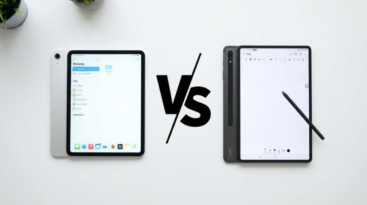  아이패드 에어 M4 vs 갤럭시 탭 S11 비교 — 2026 태블릿 구매 가이드, 어떤 게 나한테 맞을까?
