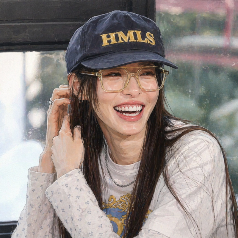 구기동 이다희 안경 모자 볼캡 티셔츠 역대급 코디, 구기동 프렌즈 3화