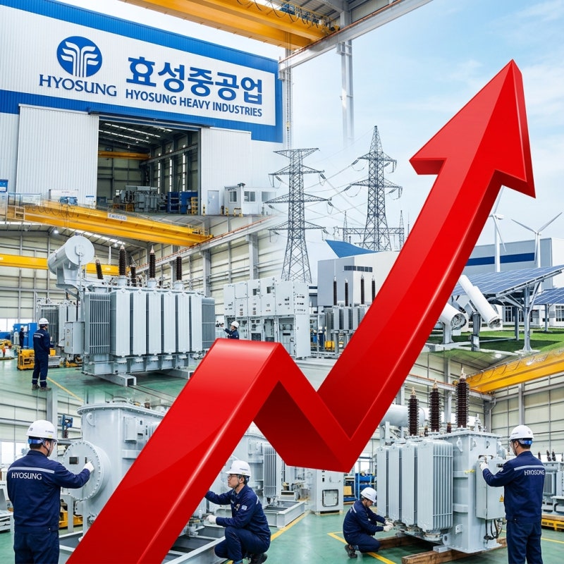 1주에 350만원 실화?" 효성중공업 사상 최고가 경신, 결국 액면분할 안 하는 진짜 이유