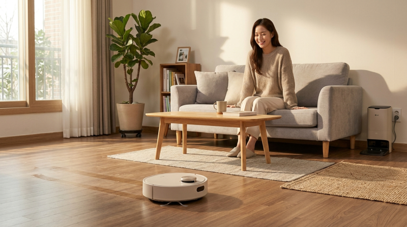 LG 코드제로 R5 카밍베이지: 로봇청소기가 우리 집 '새로운 인테리어템'이 된 이유! 요즘 로봇....