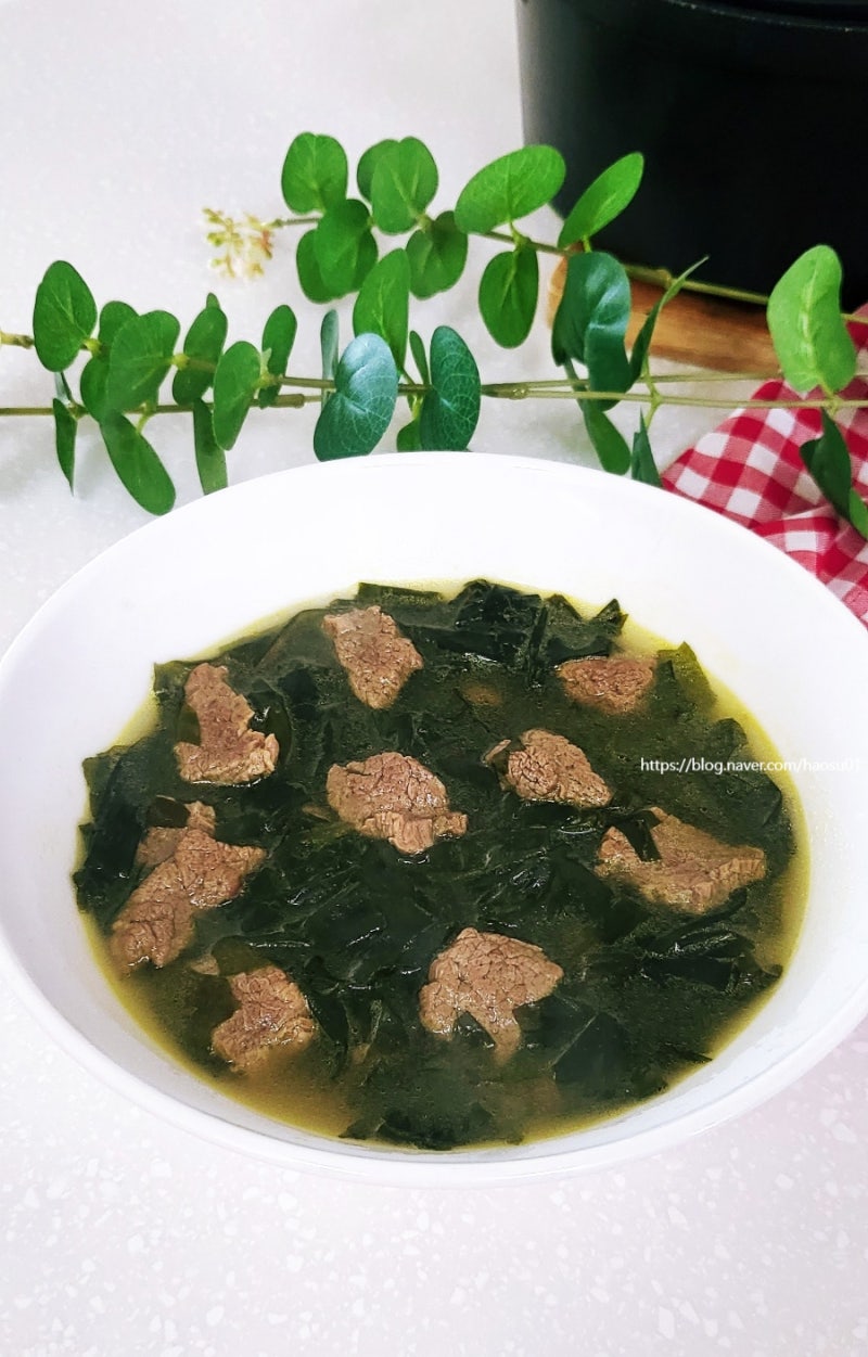 소고기미역국 맛있게 끓이는법 국간장 생일미역국 황금 레시피