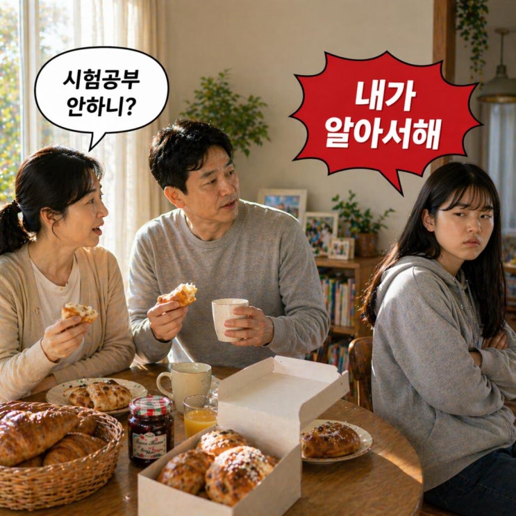  브런치카페 같던 아침, 사춘기 아이 한마디에 끝났습니다