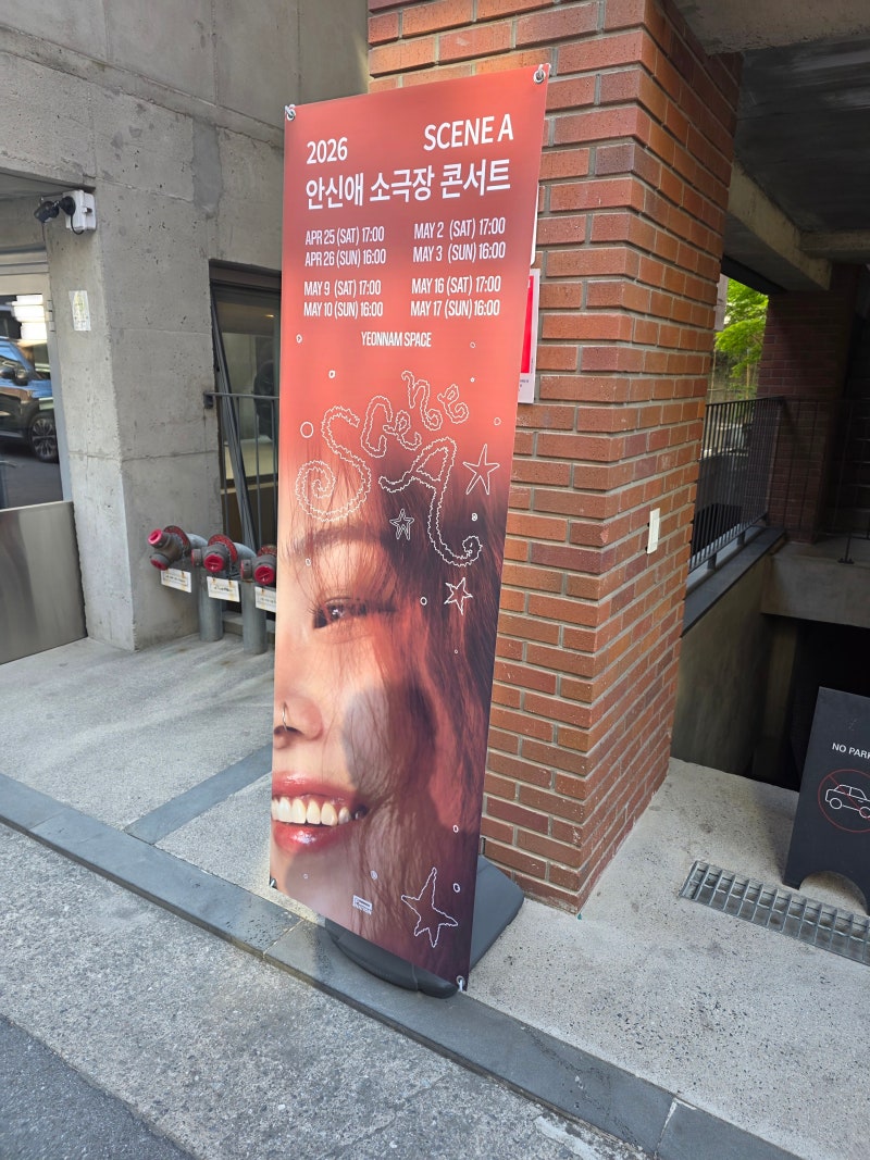 안신애 첫번째 단독 콘서트 SCENE A 후기