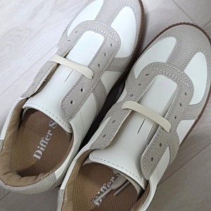 디퍼슈 독일군 스니커즈 키높이 7cm 후기(differ leather sneakers)