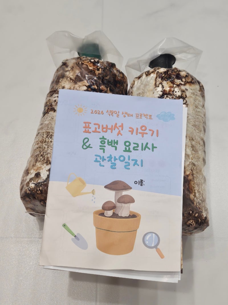 진천 드림버섯농장 버섯키트로 집에서 표고버섯 키우기
