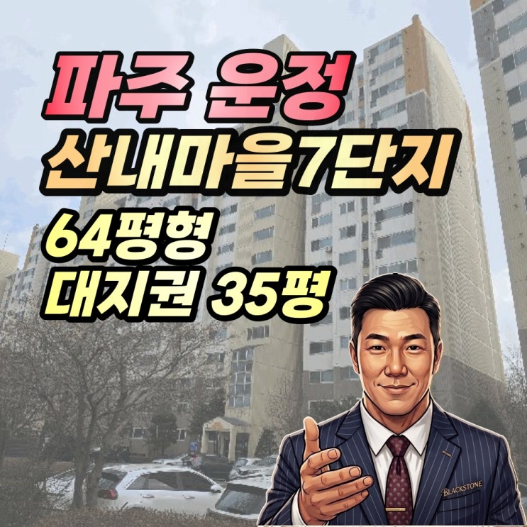 파주 산내마을8단지 64평 경매 공동배당 인도명령 리스크와 NPL 타파 (2025타경65050)