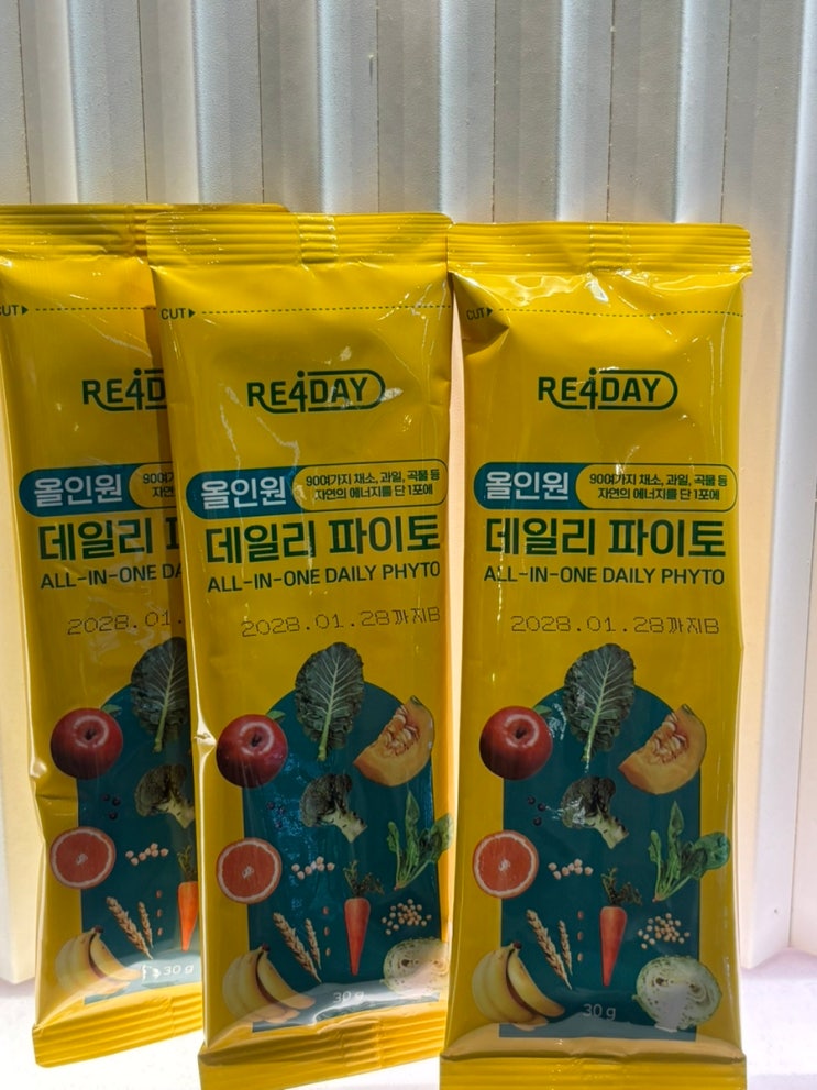  올인원데일리파이토 동결건조 생식으로 딸이랑 둘이 시작한 아침 루틴