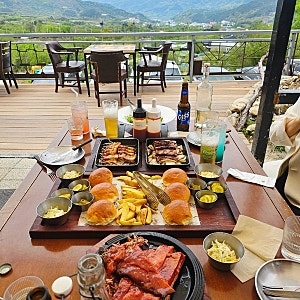 구례 맛집 훈연 바베큐 뷰맛집 단테 텍사스바베큐