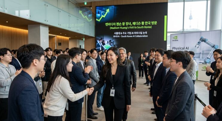  [긴급] 엔비디아 <b>젠슨 황</b> 장녀 '매디슨 <b>황</b>' 방한! <b>서울대</b>... 