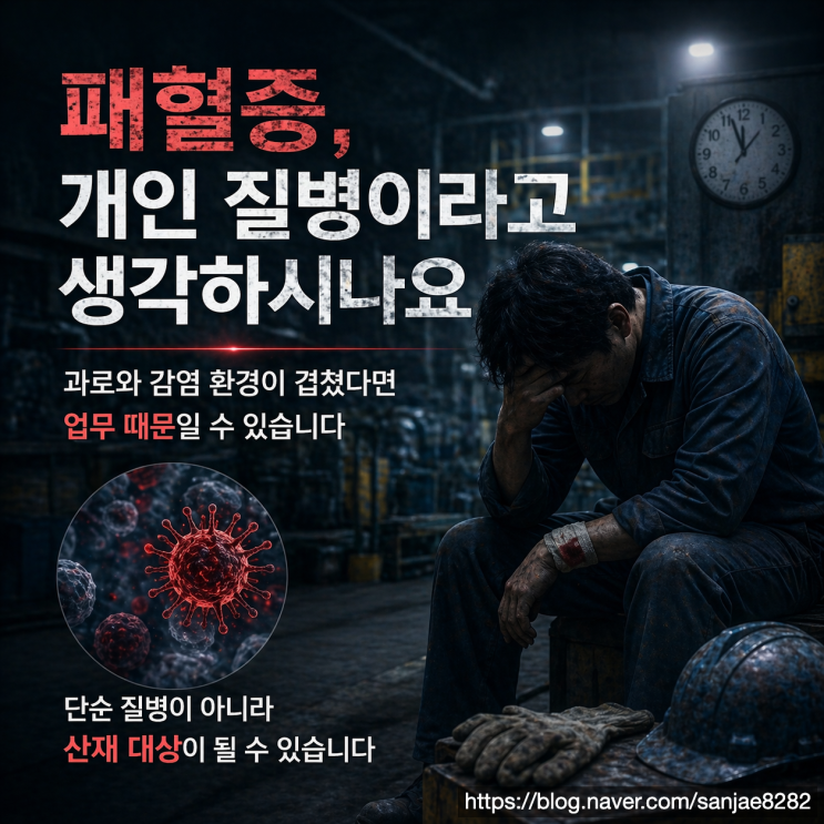  과로 감염으로 악화된 패혈증 산재 가능성 지금 확인하세요