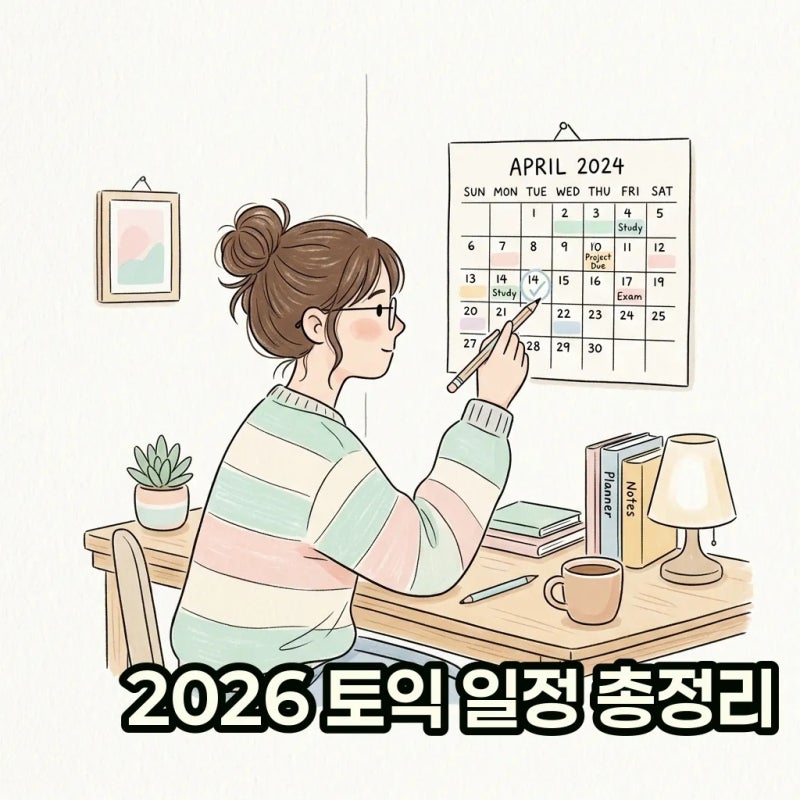 2026 토익 시험일정 접수기간 및 응시료 성적발표 완벽가이드