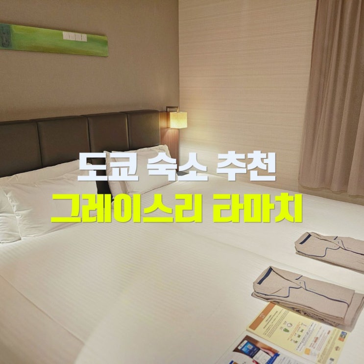  일본 도쿄 호텔 추천 도쿄역 가성비 숙소 그레이스리 타마치 위치 조식 후기