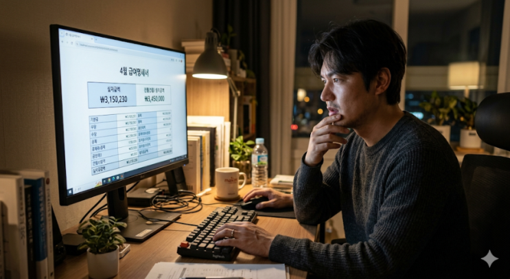 4월 월급 통장이 3월과 달리 줄어든 이유 지금 통장 입금 금액을 확인해보세요.