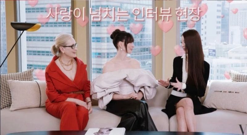 "장원영, 앤 해서웨이도 홀렸다!" 할리우드 전설들이 극찬한 역대급 미모와 영어 실력