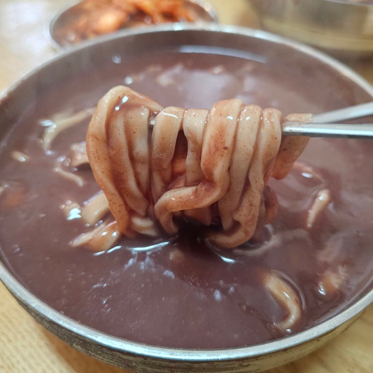 [봉천역 맛집] 새알팥죽 《원조 호남손팥칼국수》