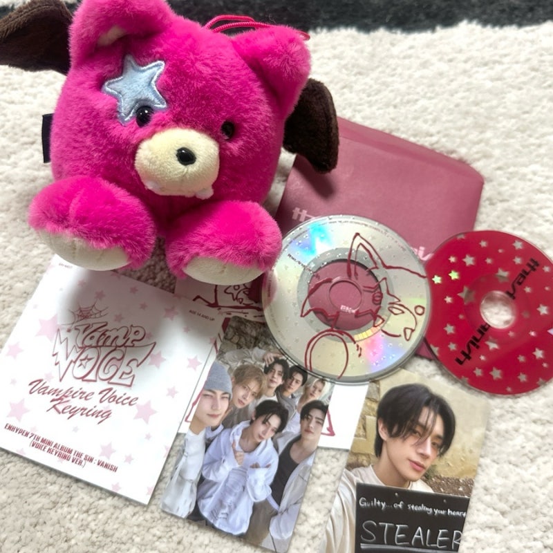 ENHYPEN Voice Keyring Jake Ver. & Belated Bambubu Doll Unboxing