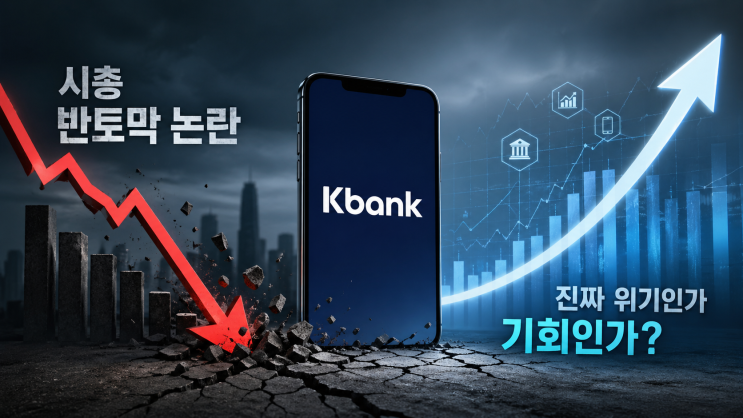  케이뱅크 시총 반토막, 지금 들어가면 손해일까? 투자 전에 꼭 확인할 것