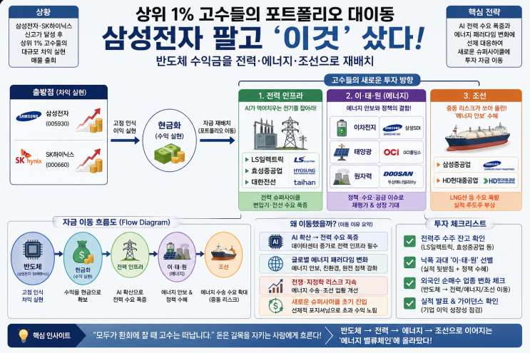  "삼성전자 팔고 '이것' 샀다" 상위 1% 고수들의 포트폴리오 대이동