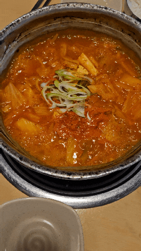  한대앞역맛집 푸짐한 김치찌개 밥집 양푼이