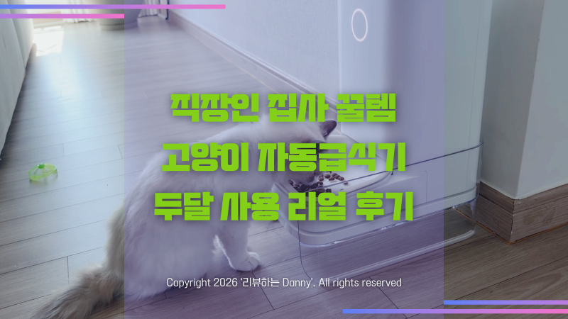 세척 쉬운 고양이 자동급식기 추천! 바램펫 밀리 후기