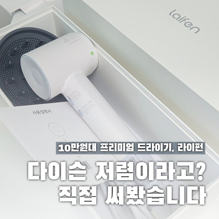  10만원대 다이슨 저렴이? 라이펀 드라이기 SE Plus 내돈내산
