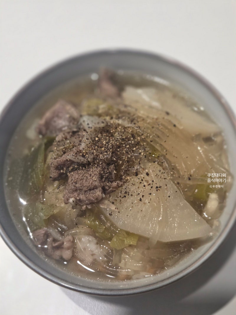 국물이 끝내줘요! 코스트코 갈비살로 집에서 순살 갈비탕 끓이는 비법