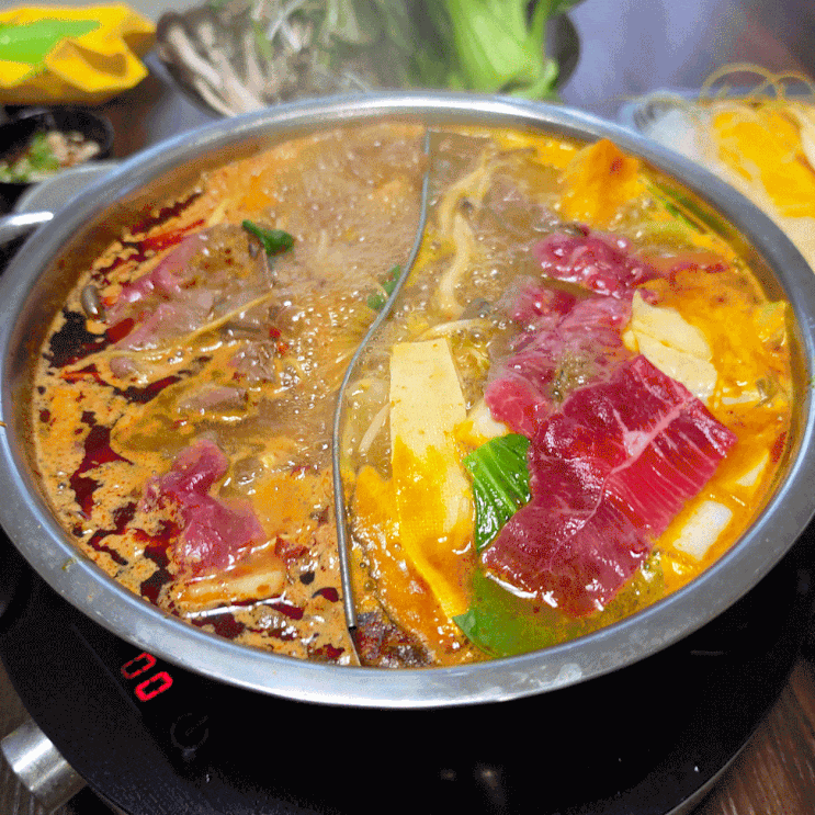  하이디라오 훠궈 소스로 집에서 훠궈 만들기 훠궈 재료 준비부터 훠궈 육수까지