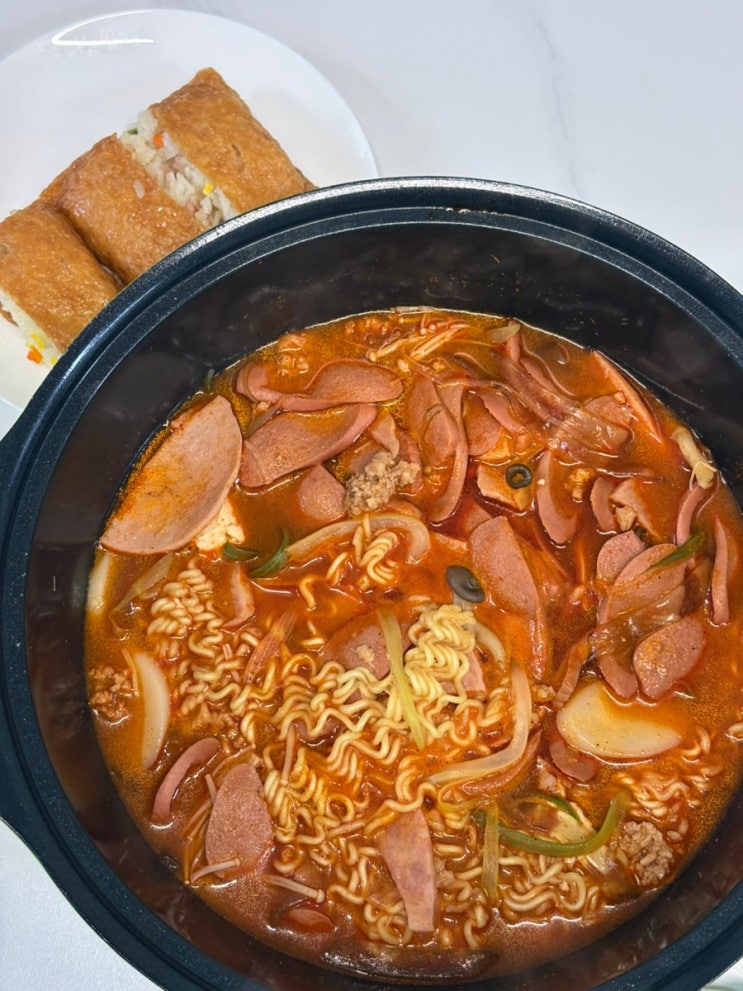  땅스부대찌개X던파모바일 콜라보 포항이동점 포장 솔직 후기