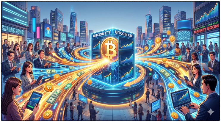  [04월 26일 비트코인 시황] 비트코인 ETF 9일 연속 질주와 $73K 고지 탈환 가능성!