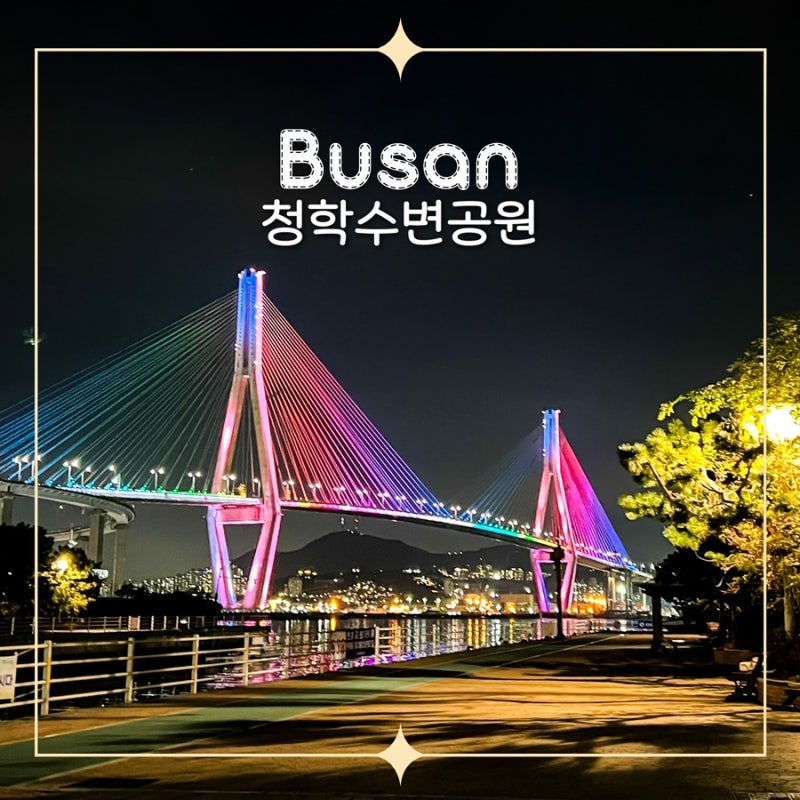 부산 야경 드라이브 코스 야경명소 청학수변공원