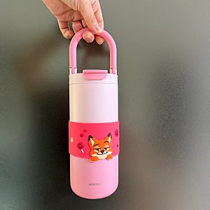 레고트 텀블러 주토피아2 루프 주디 닉 손잡이 차량용 텀블러 600ml