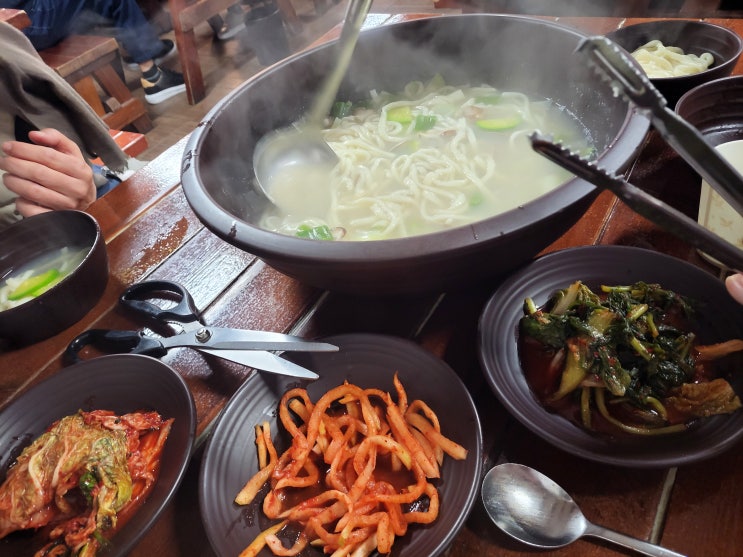  [경기 하남 맛집] 몽촌토성 보리밥손칼국수 - 구수한 보리밥과 시원한 바지락칼국수 그리고 친절한 서비스까지