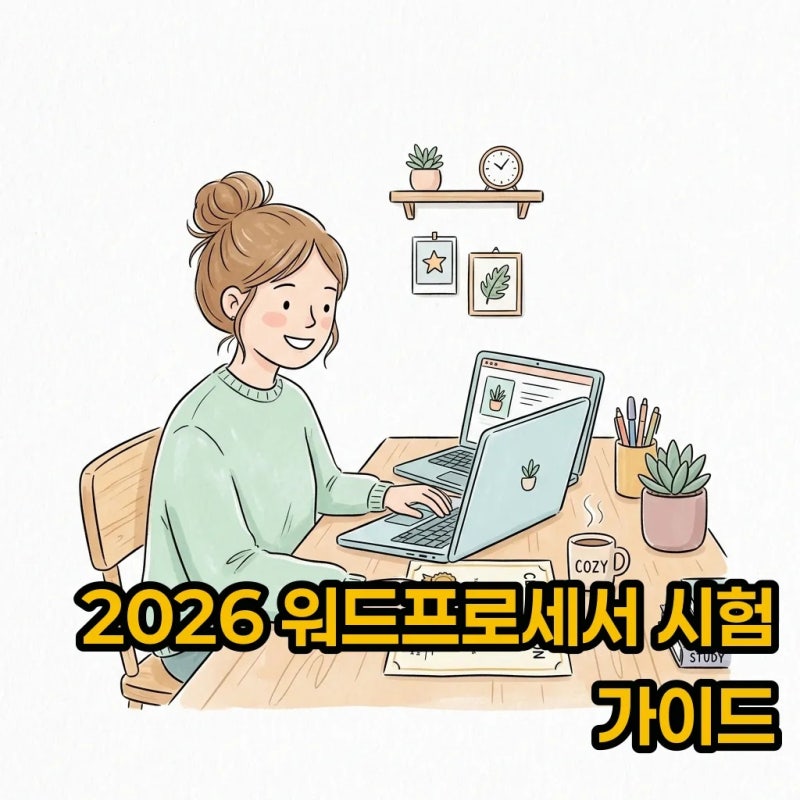 2026 워드프로세서 시험일정 접수방법 합격 꿀팁 총정리