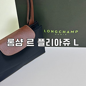 롱샴 르 플리아쥬 라지 구매 후기 기저귀 가방 키 160 착샷