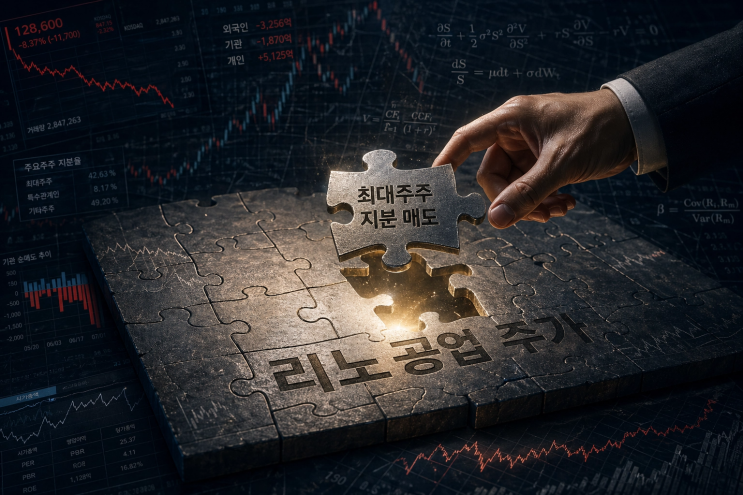 <b>리노공업</b> 주가 하락 가능성, 최대주주 지분 매도는 어떤 신호일까?