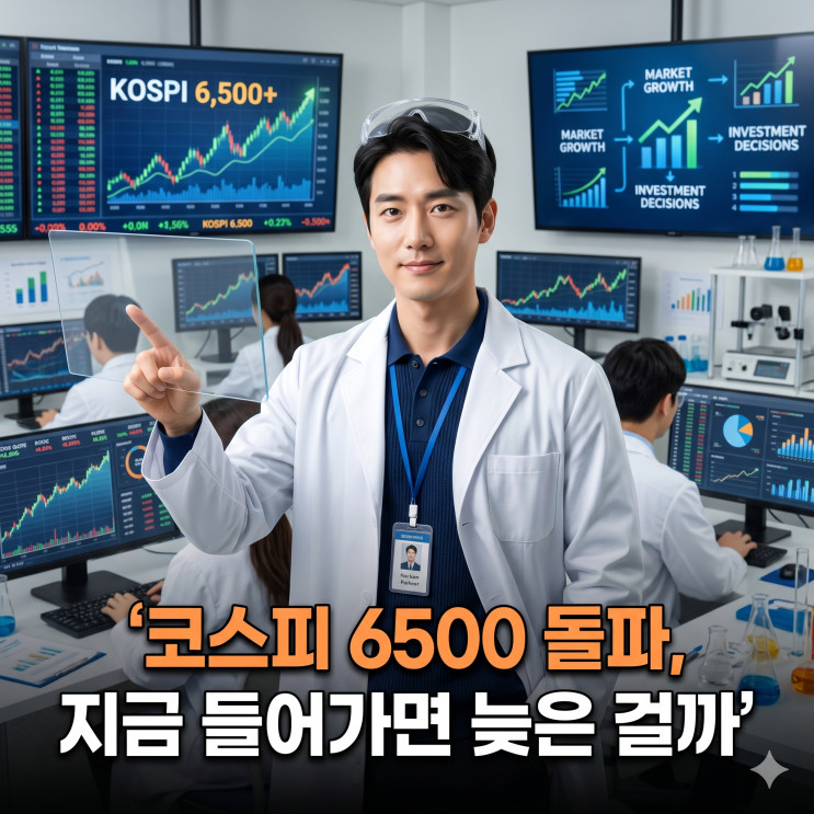  코스피 6500 돌파, 지금 들어가면 늦은 걸까 — 실적 시즌과 FOMC가 만드는 조건 구조