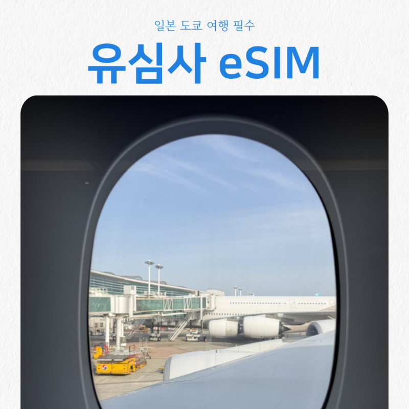 일본 도쿄 이심 eSIM 유심사 추천 가격 아이폰 설치방법 후기